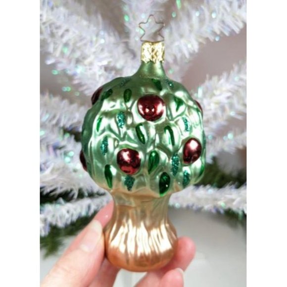 Vintage Inge Glas Apple Tree Christmas Ornament - Picture 1 of 5